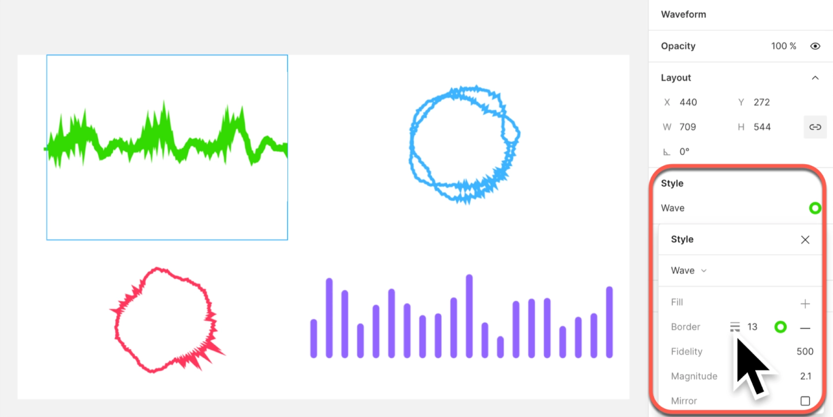 Descript Sound Wave Generator