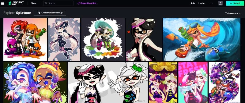 Deviant Art Splatoon PFP