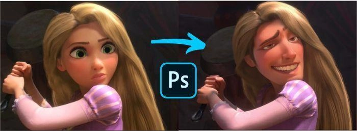 Disney Face Swap in Photoshop
