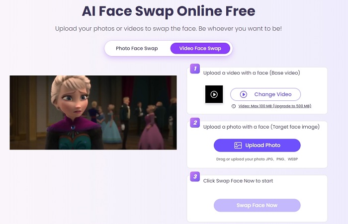 Disney Video Face Swap