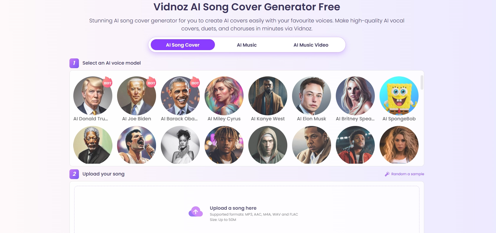 Donald Trump AI Song Cover - Vidnoz
