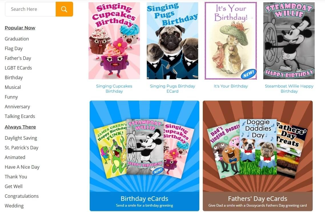 Doozycards Talking eCard