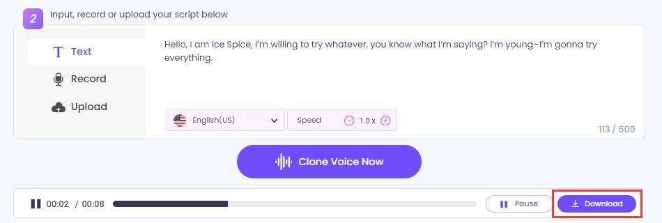 Download Ice Spice AI Voice