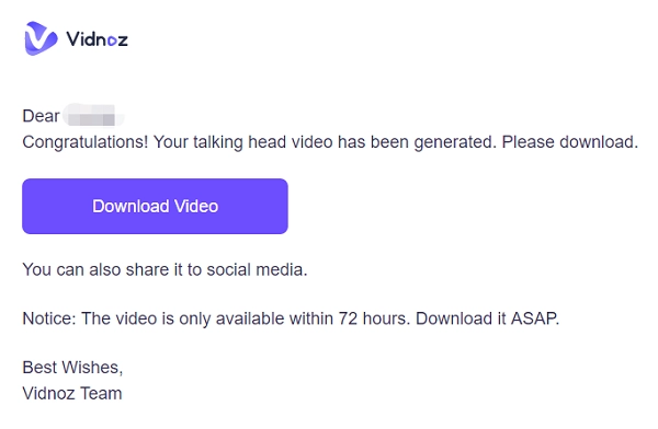 Generate and Download the Video