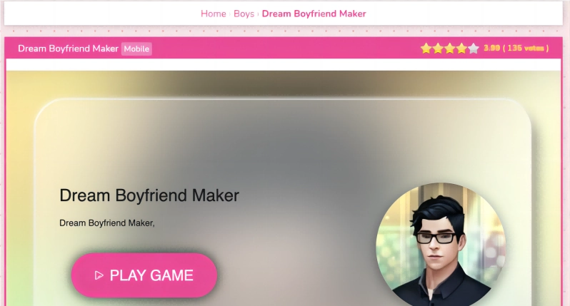 Dream BoyFriend Maker - AI Boyfriend Game