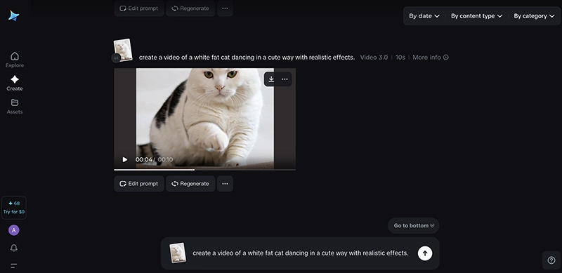 Dreamina AI Create Video
