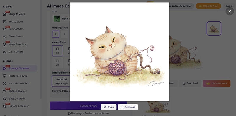 Dreamina AI Vidnoz Create Image