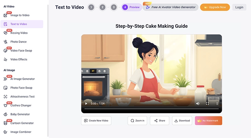Dreamina AI Vidnoz Text to Video