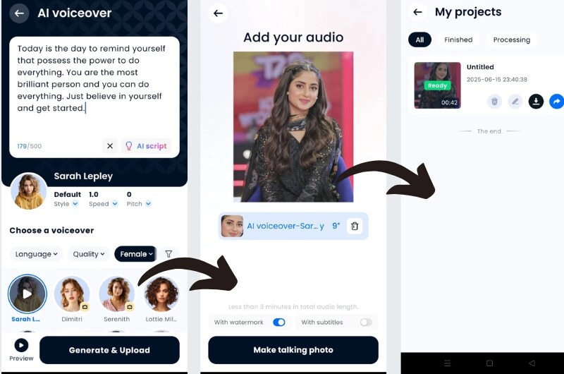DupDub Free Talking Photo App