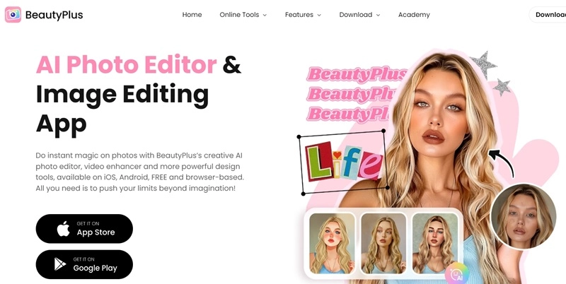 Dynamic Photo Filter Beautyplus