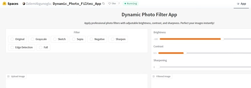 Dynamic Photo Filter Hugging Face Filters