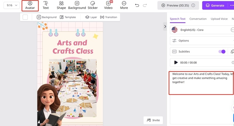 Dynamic Photo Filter Vidnoz AI Customize