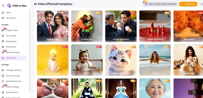 Dynamic Photo Filter Vidnoz Filters