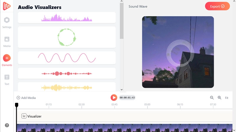 EchoWave Audio Waveform Generator