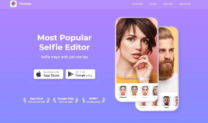 Edit Photo with Face Editing App FaceApp