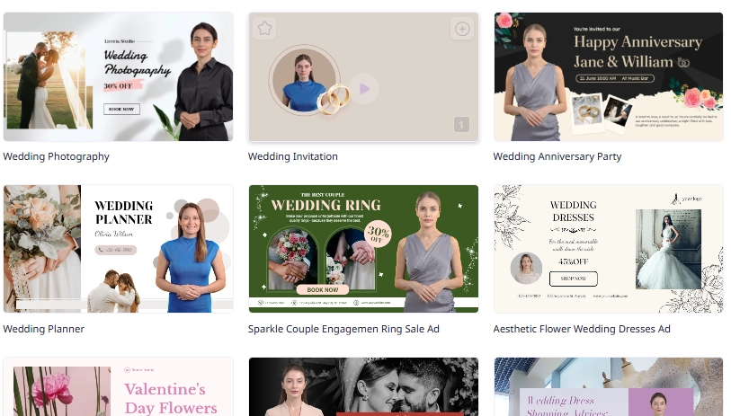 Editable DIY Wedding Video Templates