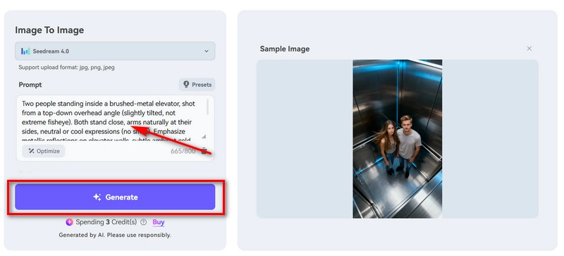 Elevator AI Media Generate