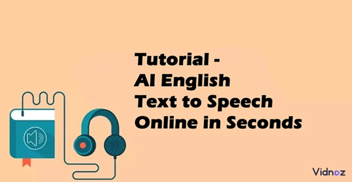 Tutorial – AI English Text to Speech Online in Seconds