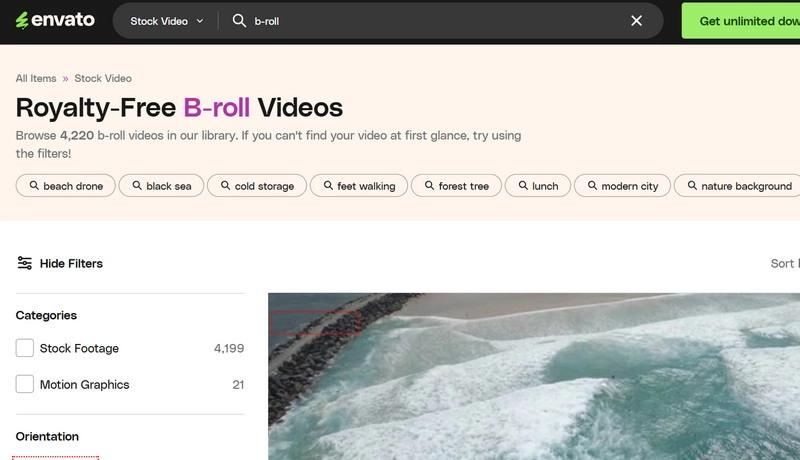 Envato B-Roll Footage
