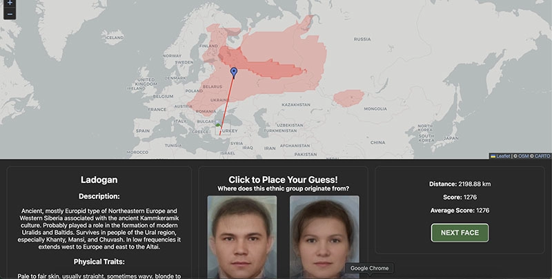 Ethnicity Guesser EthnoGuesser