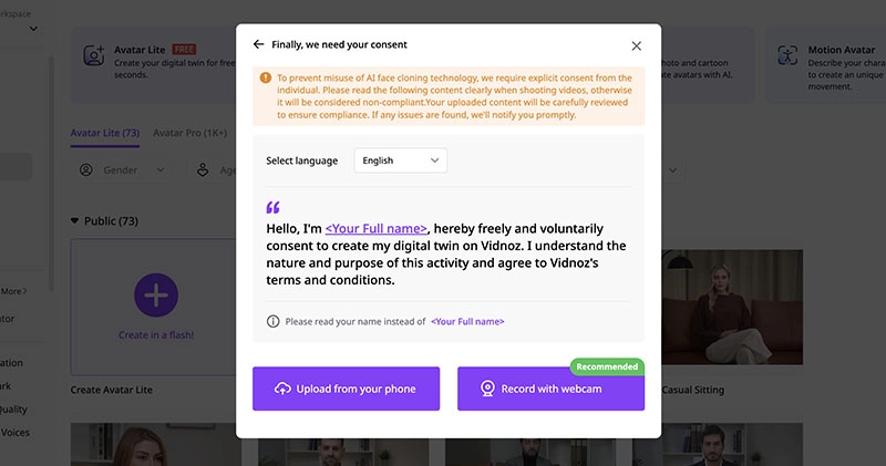 Ethnicity Guesser Vidnoz Create Video