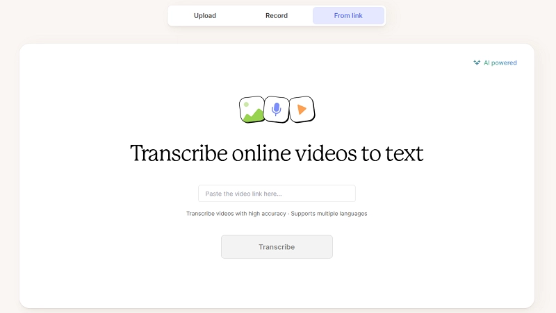 Evernote Facebook Video Link to Text
