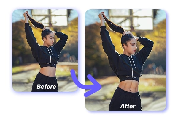 Example 1 AI Six Pack Editor Online Free