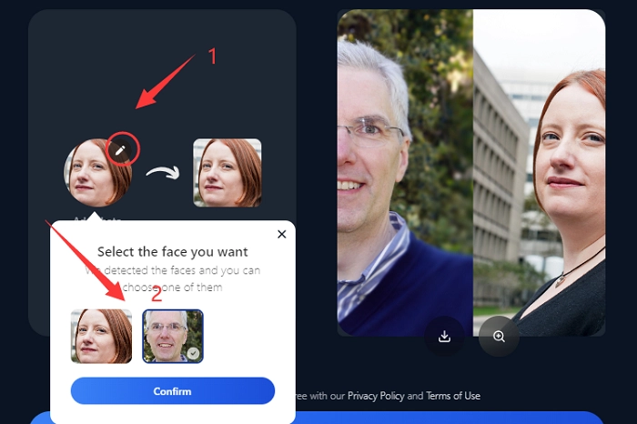 How to Reface in a Photo on FaceSwapper AI - Step 3