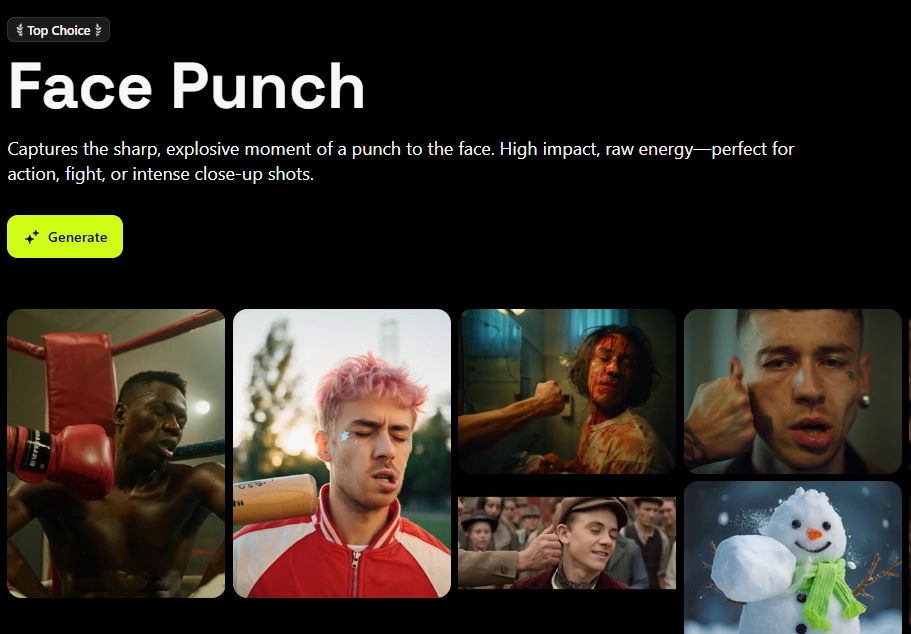 Face Punch AI Maker