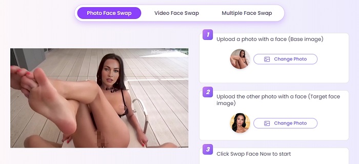 Face Swap to Get Megan Fox Deepfake