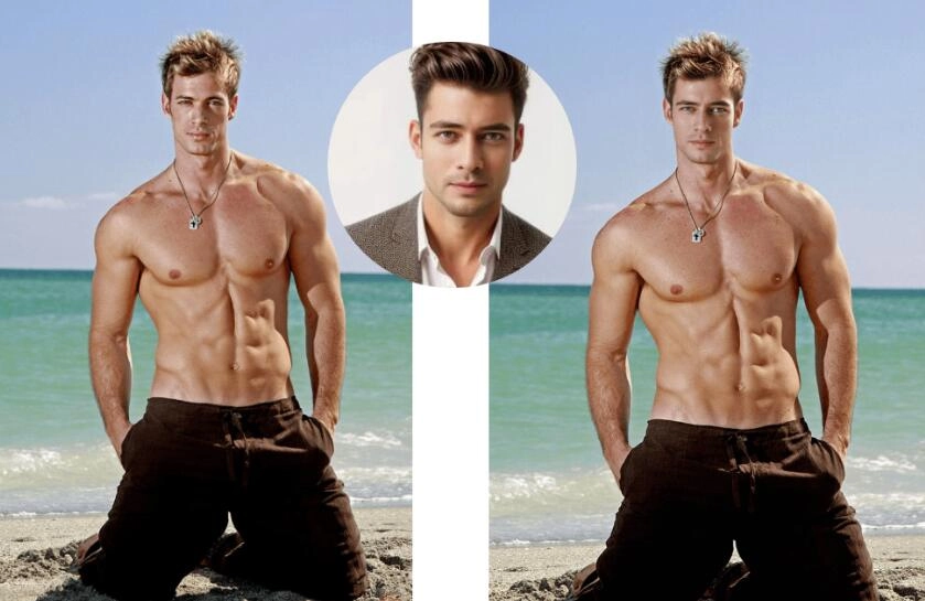 Face Swapped Result by Using Vidwud Face Swapper