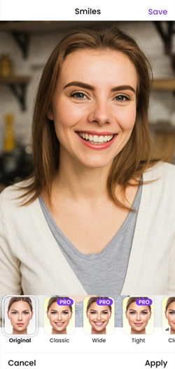 FaceApp Smile Filter