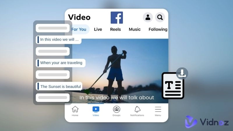 Get An Accurate & Free Facebook Video Transcript with AI Tools!