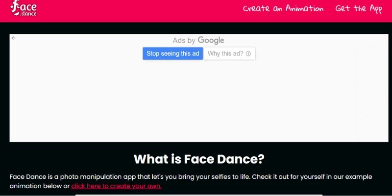 FaceDance AI Face Dancing Video App