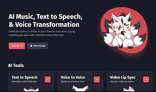 FakeYou AI Tool to Generate Trump AI Voice