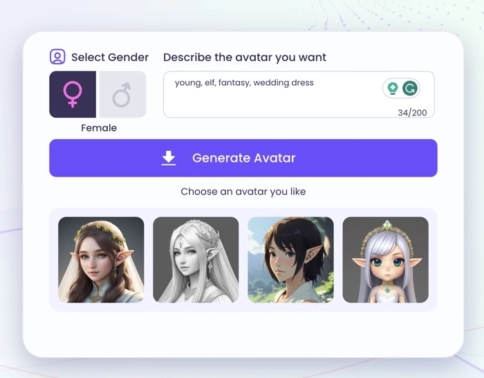 Fantasy Avatar Generator - Vidnoz AI Avatar Generator