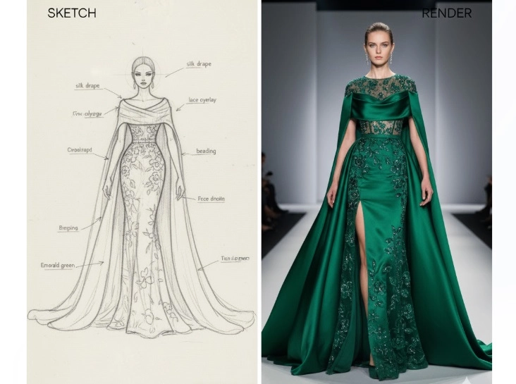 Fashion Ideas into Realistic Result