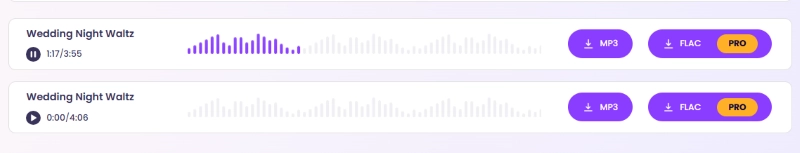 Final Results of AI Music Generator
