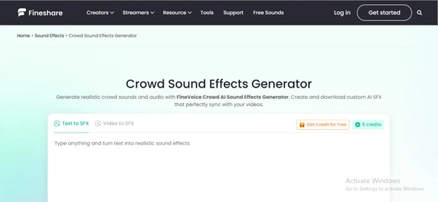 Fineshare AI Crowd Chant Generator