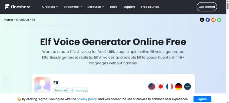 Fineshare Elf Voice Changer