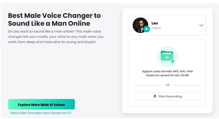 Fineshare Online Voice Changer