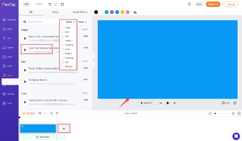FlexClip High-quality AI TikTok Video Generator