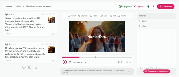 Fliki AI Audio Generator Problems with Visual Mismatch