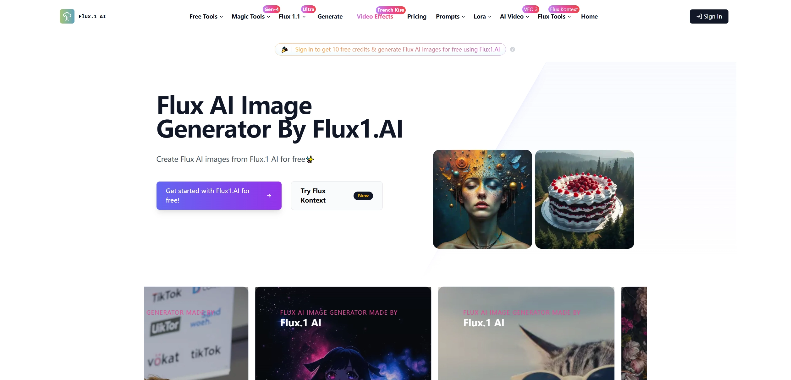 Flux AI Image Generator Flux1AI