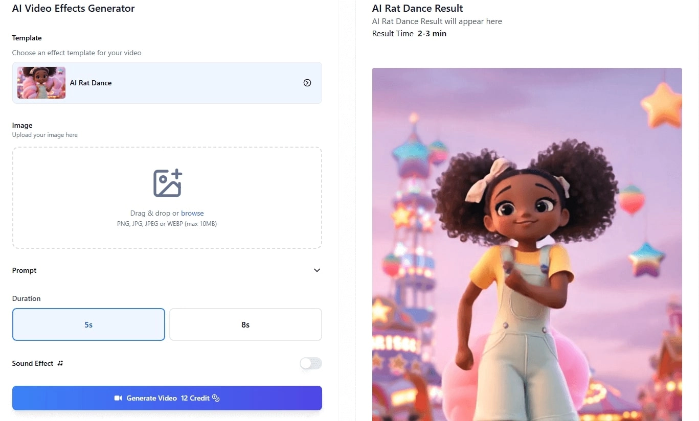 Flux Rat Dance AI Generator