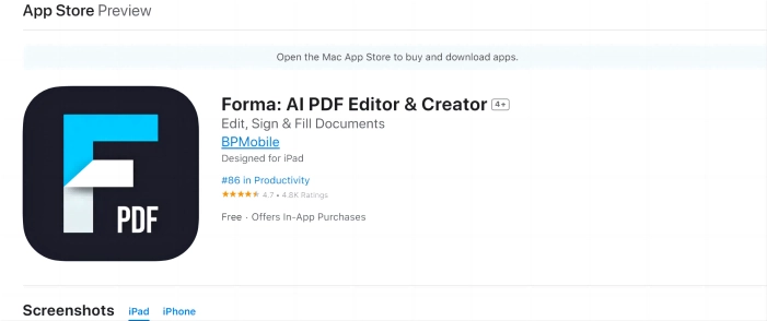 Forma AI PDF Editor & Creator