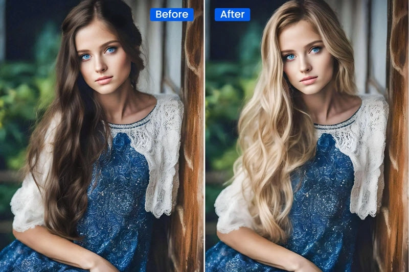 Fotor AI Hair Color Changer