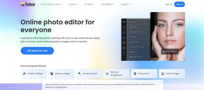 Fotor AI Photo Editor