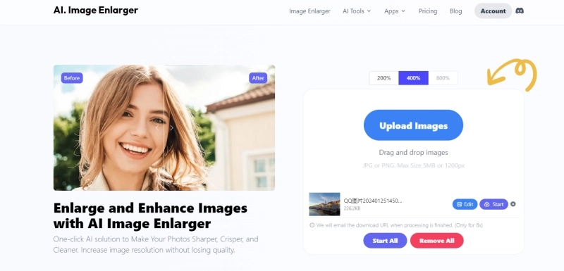 Free AI Image Enlarger - AI Image Enlarger