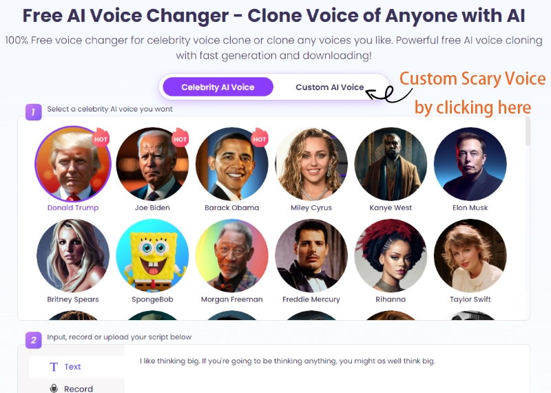 Free AI Voice Changer